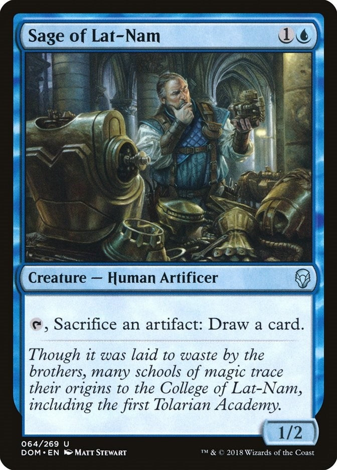Sage of Lat-Nam (64) [DOM] - MTG Single