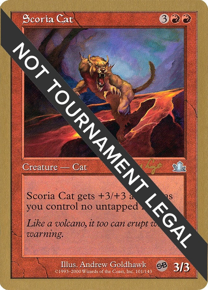 Scoria Cat - 2001 Tom van de Logt (PCY) (SB) [WCD] - MTG Single