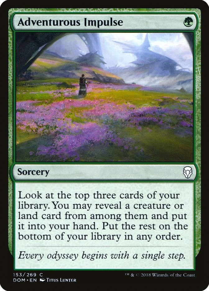 Adventurous Impulse (153) [DOM] - MTG Single