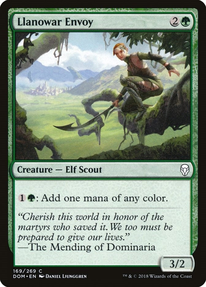 Llanowar Envoy (169) [DOM] - MTG Single
