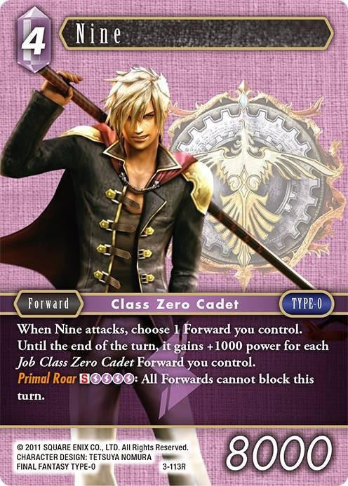 Nine (3) [OP3] - Final Fantasy TCG Single