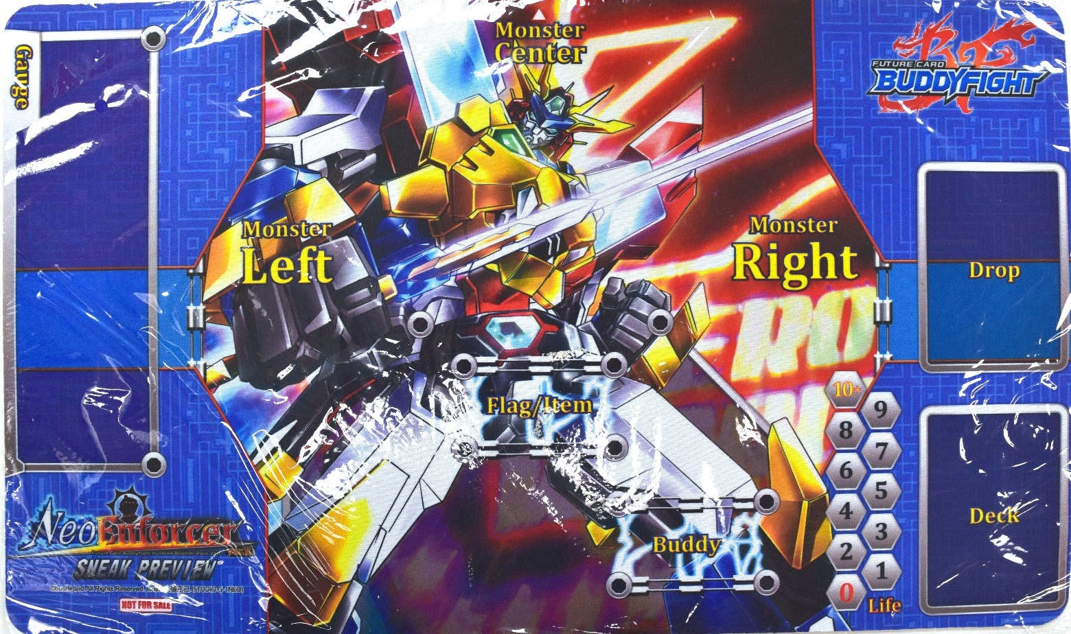 Future Card Buddyfight Sneak Preview Playmat - Neo Enforcer ver.E - Playmats Sealed