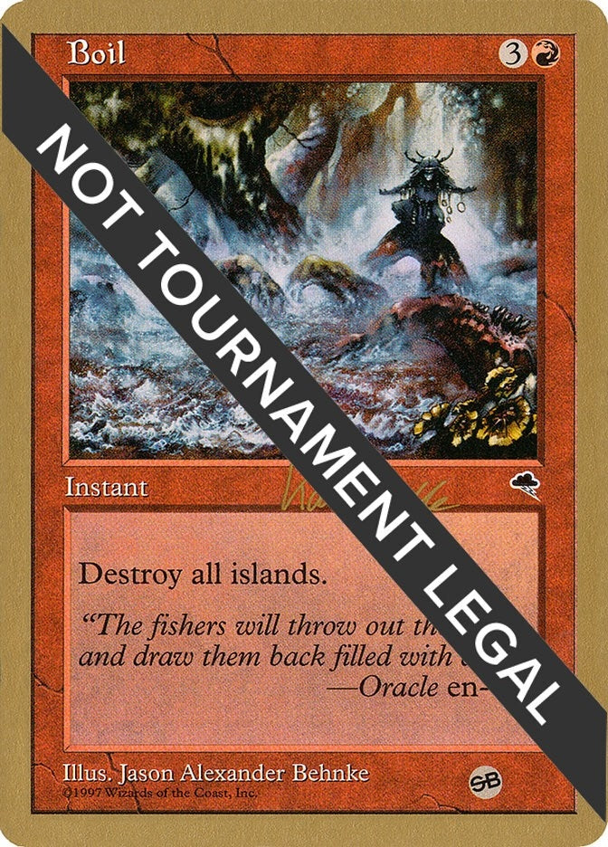 Boil - 1999 Kai Budde (TMP) (SB) [WCD] - MTG Single
