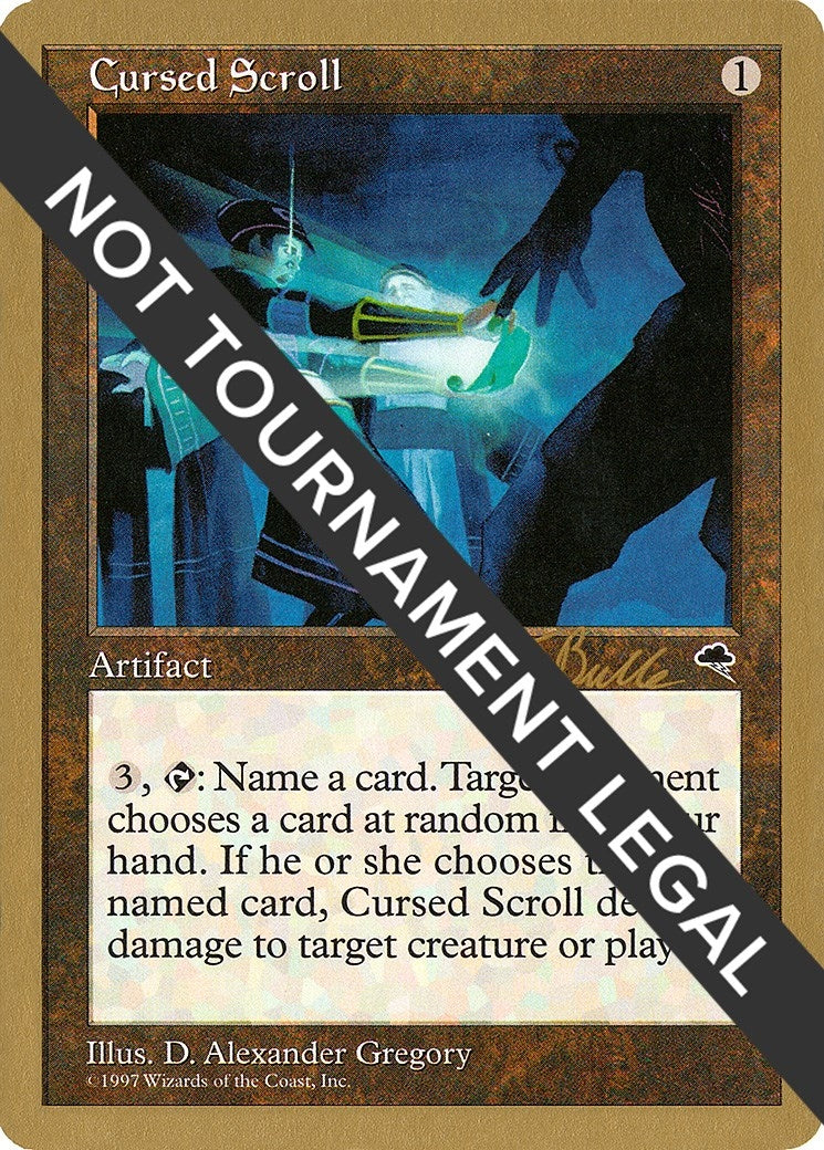 Cursed Scroll - 1999 Kai Budde (TMP) [WCD] - MTG Single