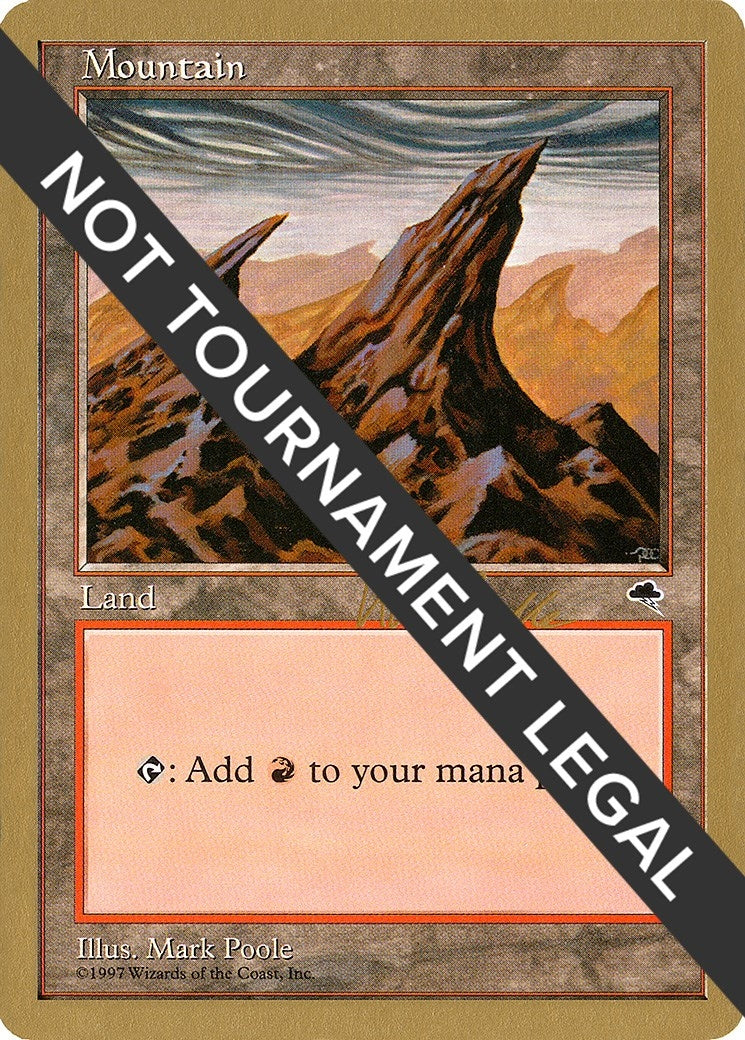 Mountain (Right) - 1999 Kai Budde (TMP) [WCD] - MTG Single