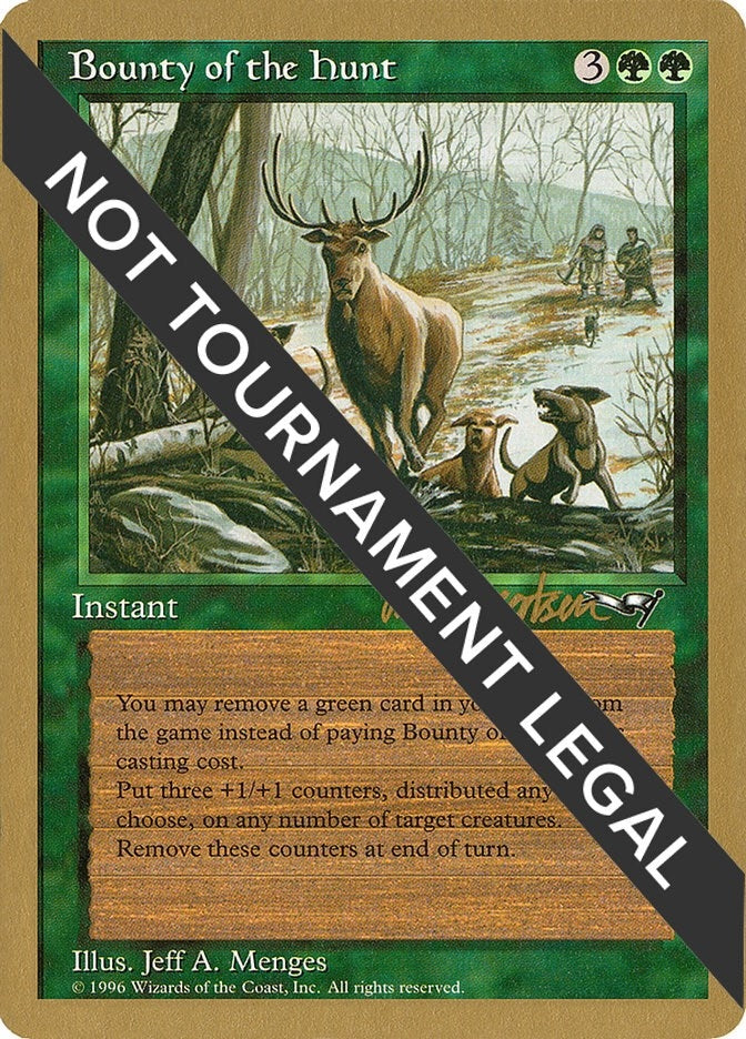 Bounty of the Hunt - 1997 Svend Geertsen (ALL) (SB) [WCD] - MTG Single