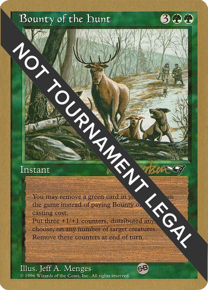 Bounty of the Hunt - 1997 Svend Geertsen (ALL) [WCD] - MTG Single