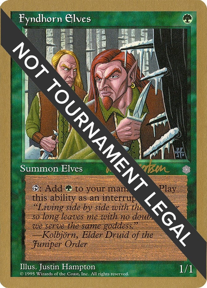 Fyndhorn Elves - 1997 Svend Geertsen (ICE) [WCD] - MTG Single