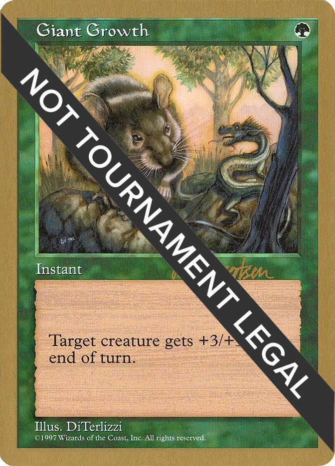 Giant Growth - 1997 Svend Geertsen (5ED) [WCD] - MTG Single