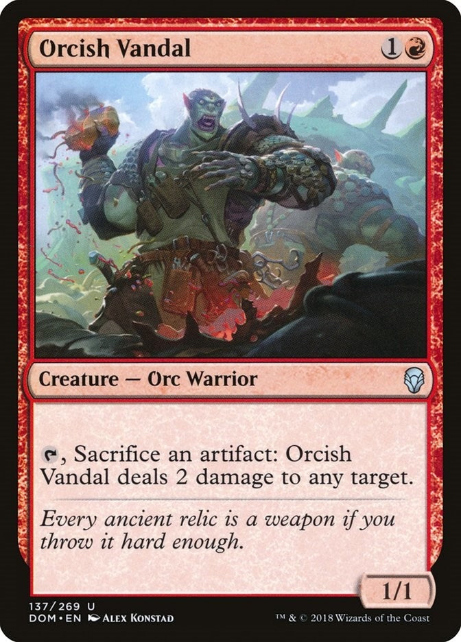 Orcish Vandal (137) [DOM] - MTG Single