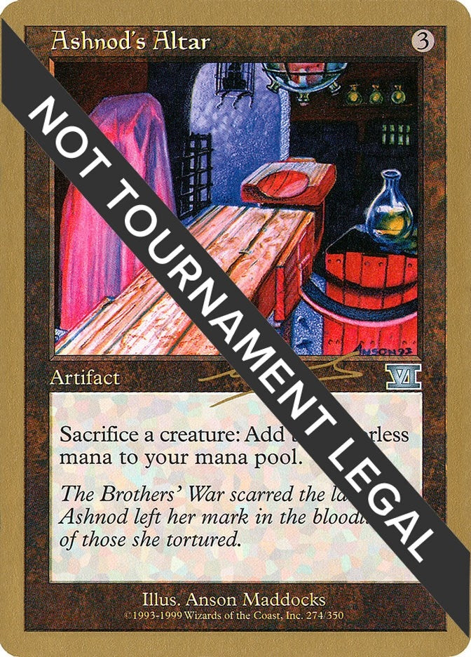 Ashnod’s Altar - 2000 Nicolas Labarre (6ED) [WCD] - MTG Single