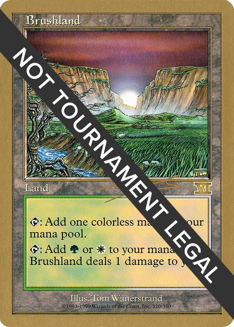 Brushland - 2000 Nicolas Labarre (6ED) [WCD] - MTG Single
