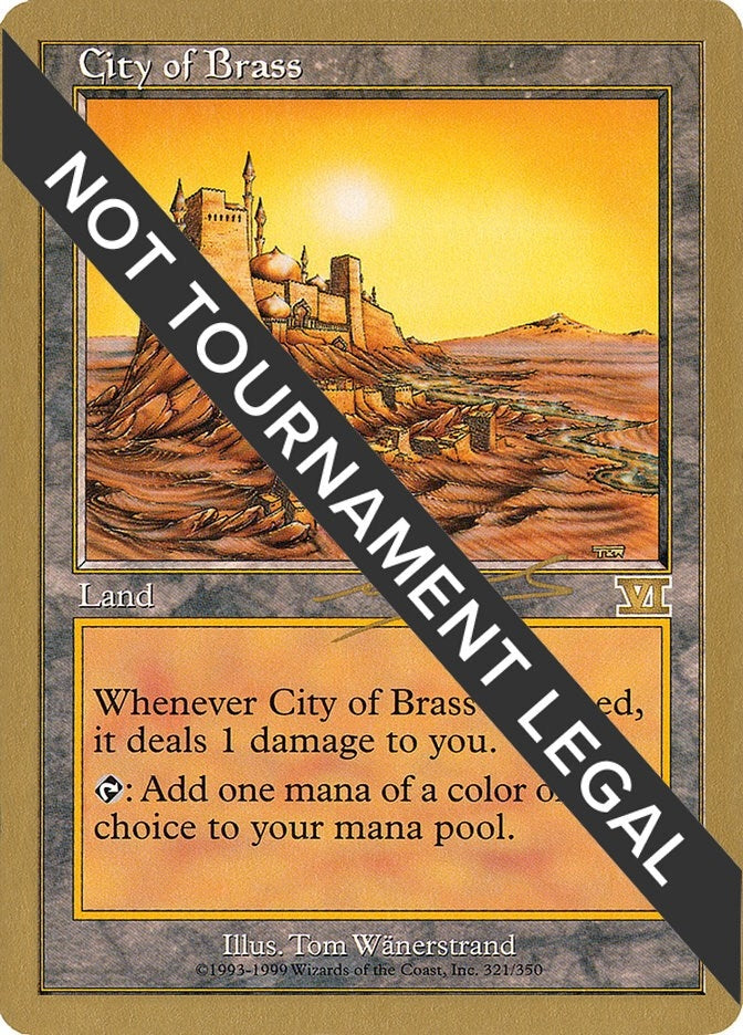 City of Brass - 2000 Nicolas Labarre (6ED) [WCD] - MTG Single