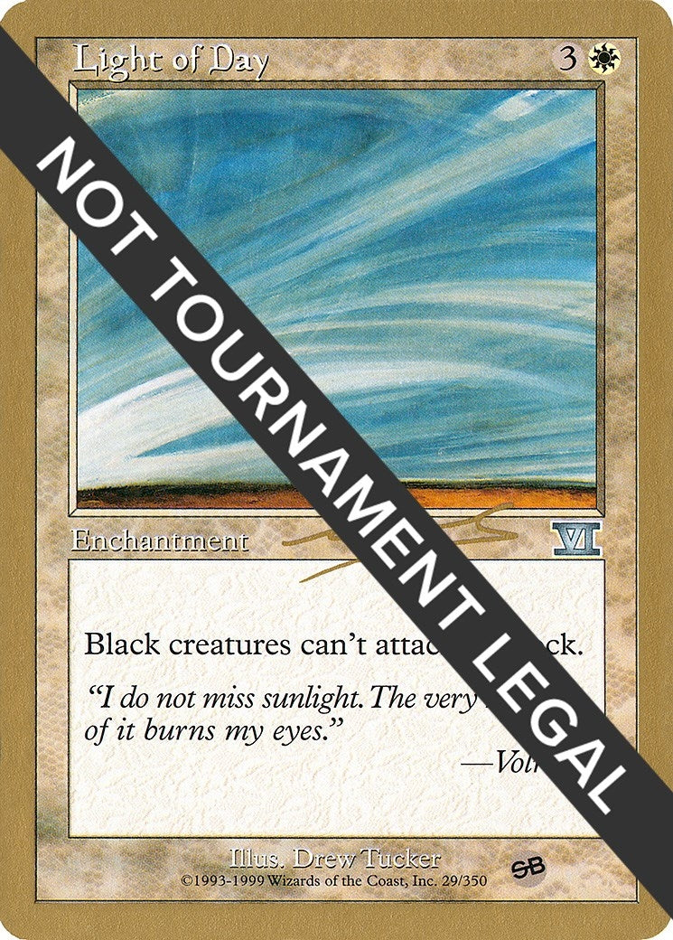 Light of Day - 2000 Nicolas Labarre (6ED) (SB) [WCD] - MTG Single