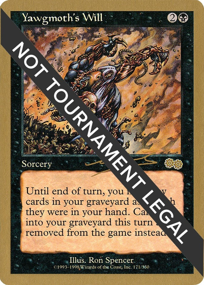Yawgmoth’s Will - 2000 Nicolas Labarre (USG) [WCD] - MTG Single