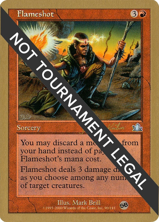 Flameshot - 2000 Janosch Kuhn (PCY) (SB) [WCD] - MTG Single