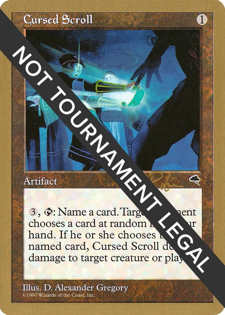 Cursed Scroll - 1998 Ben Rubin (TMP) [WCD] - MTG Single