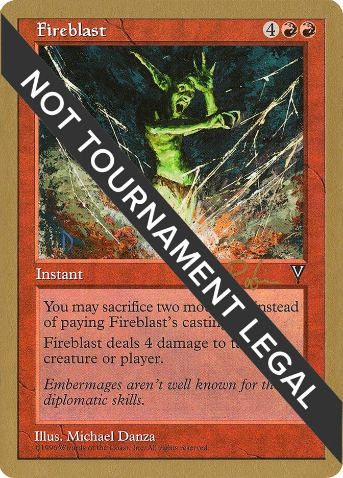 Fireblast - 1998 Ben Rubin (VIS) [WCD] - MTG Single