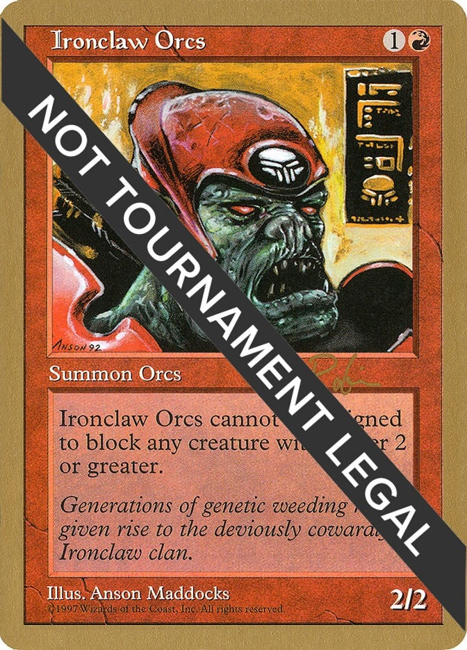 Ironclaw Orcs - 1998 Ben Rubin (5ED) [WCD] - MTG Single
