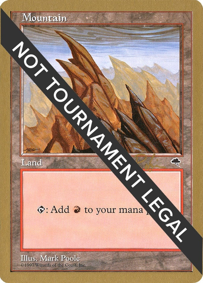 Mountain (Left) - 1998 Ben Rubin (TMP) [WCD] - MTG Single