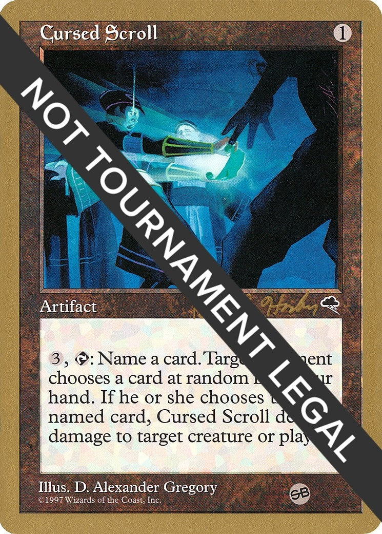 Cursed Scroll - 1998 Brian Hacker (TMP) (SB) [WCD] - MTG Single