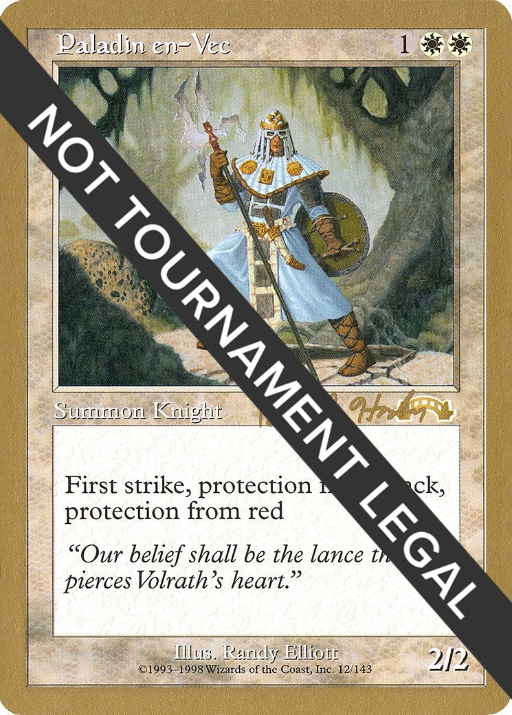 Paladin en-Vec - 1998 Brian Hacker (EXO) [WCD] - MTG Single