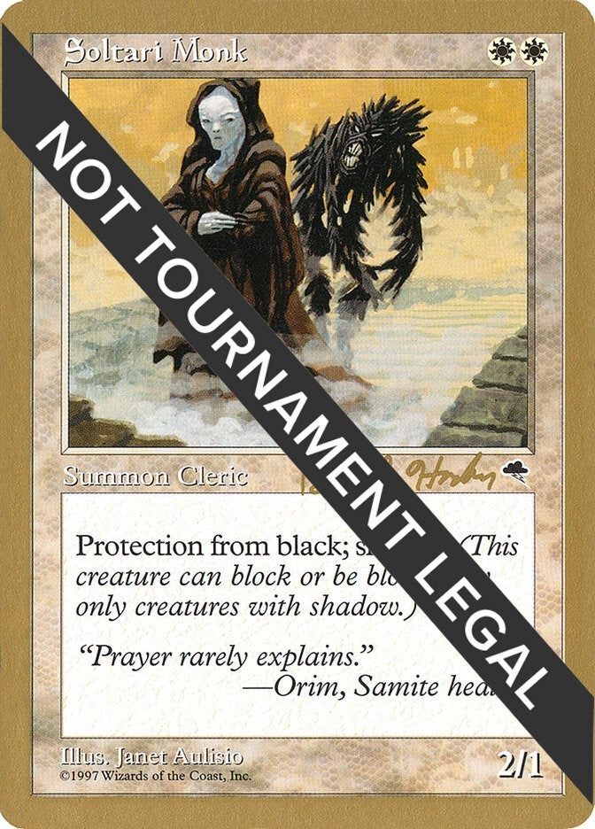 Soltari Monk - 1998 Brian Hacker (TMP) [WCD] - MTG Single