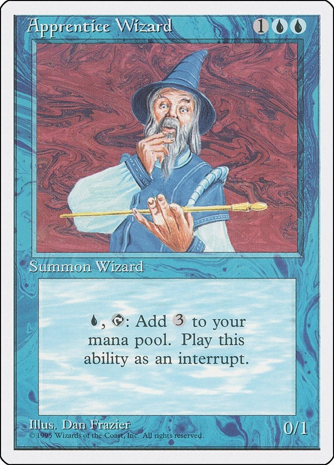 Apprentice Wizard [4ED] - MTG Single