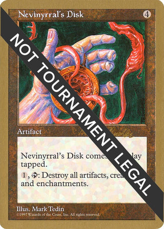 Nevinyrral’s Disk - 1998 Randy Buehler (5ED) [WCD] - MTG Single