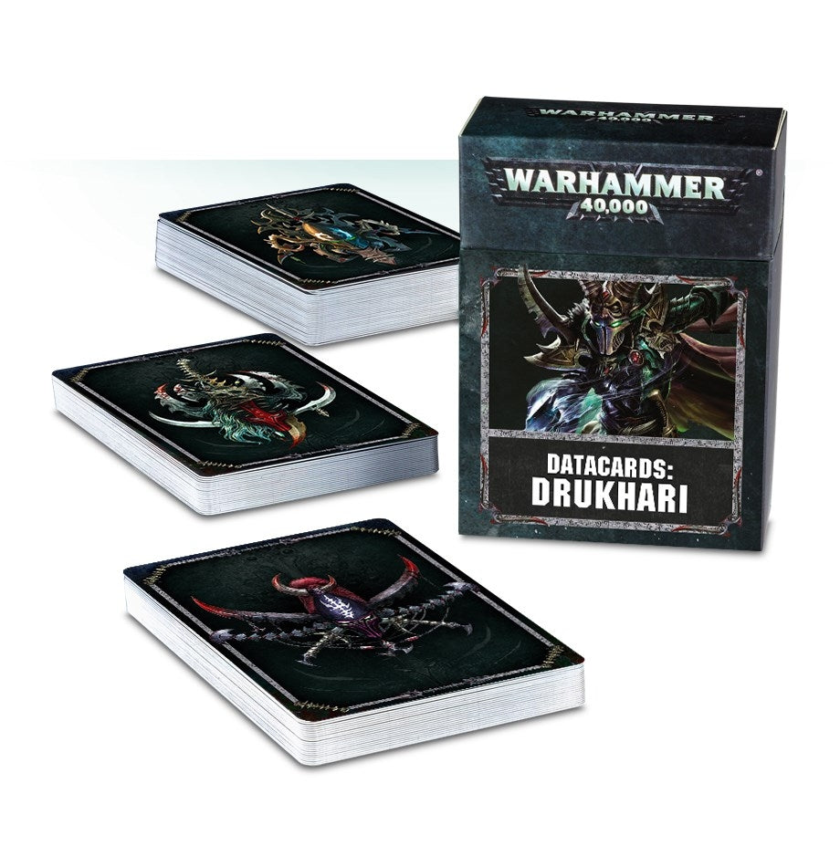 Warhammer: 40K - Datacards: Drukhari [ACCS] - Warhammer Game Accessories Sealed