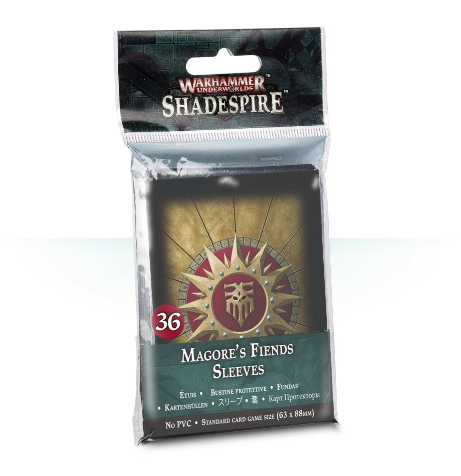 Warhammer: Underworlds - Shadespire: Magore’s Fiends Sleeves (36-Pack) [ACCS] - Warhammer Game Accessories Sealed