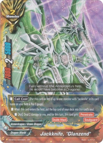 Jackknife ’Glanzend’ (2010009) [X2BT01] - Future Card BuddyFight Single