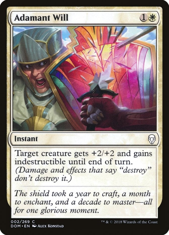 Adamant Will (2) [DOM] - MTG Single