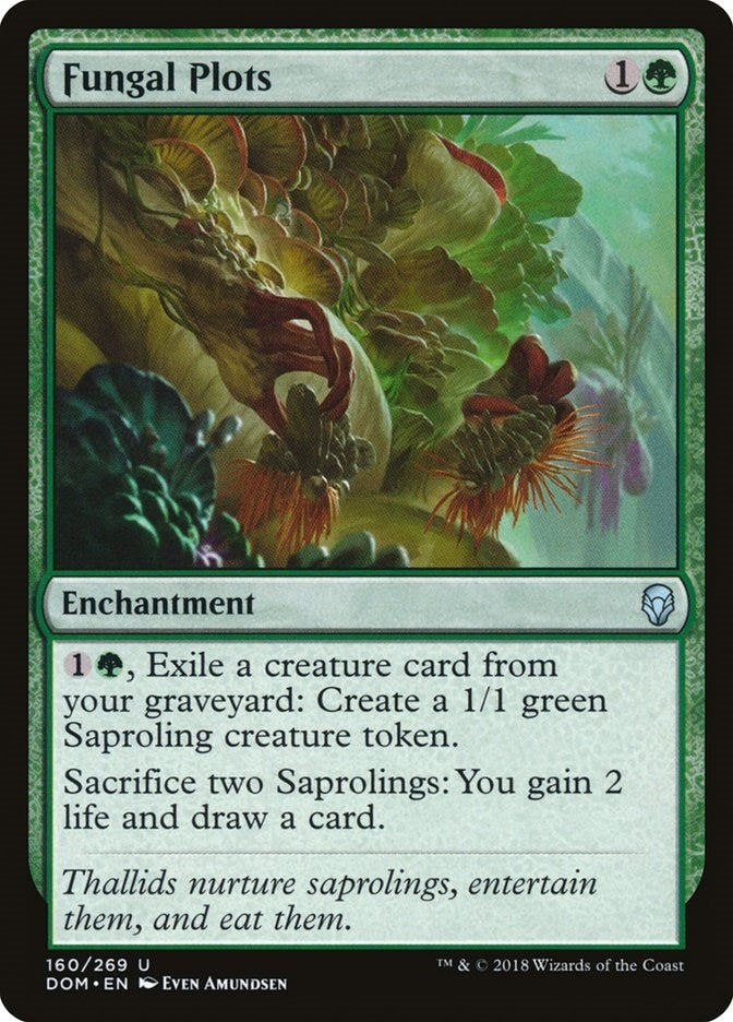 Fungal Plots (160) [DOM] - MTG Single