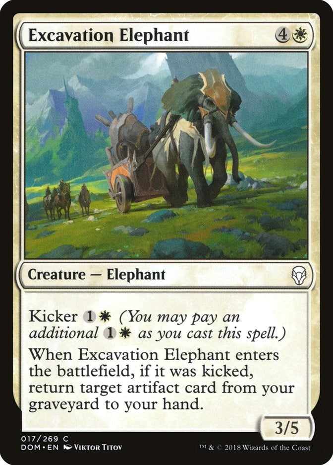 Excavation Elephant (17) [DOM] - MTG Single