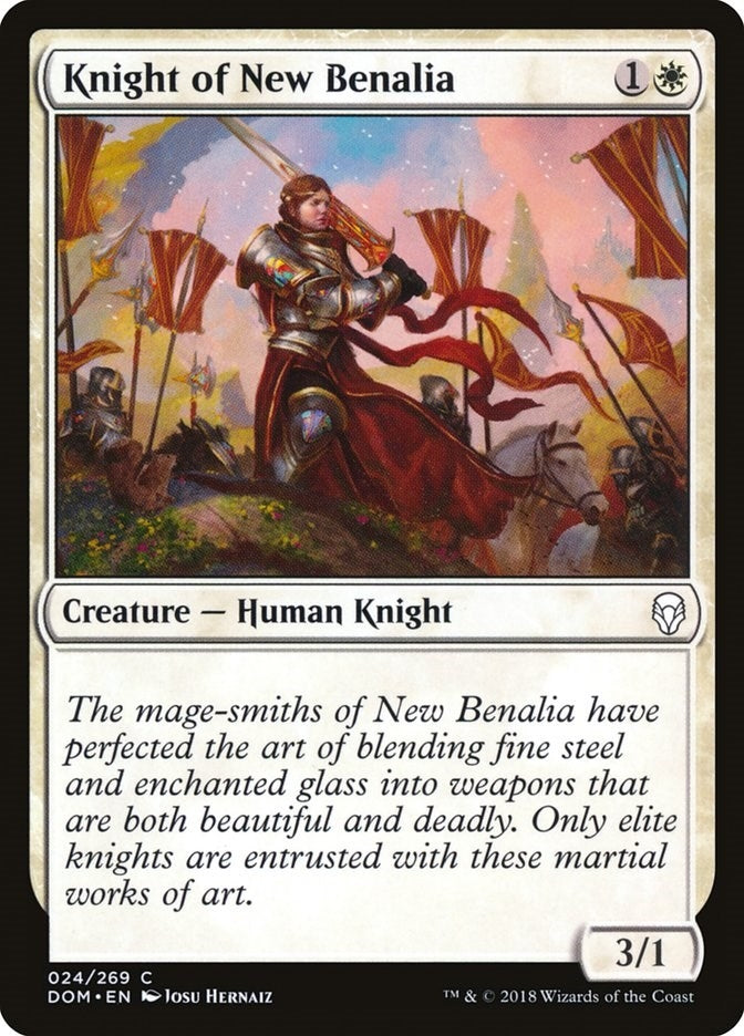 Knight of New Benalia (24) [DOM] - MTG Single