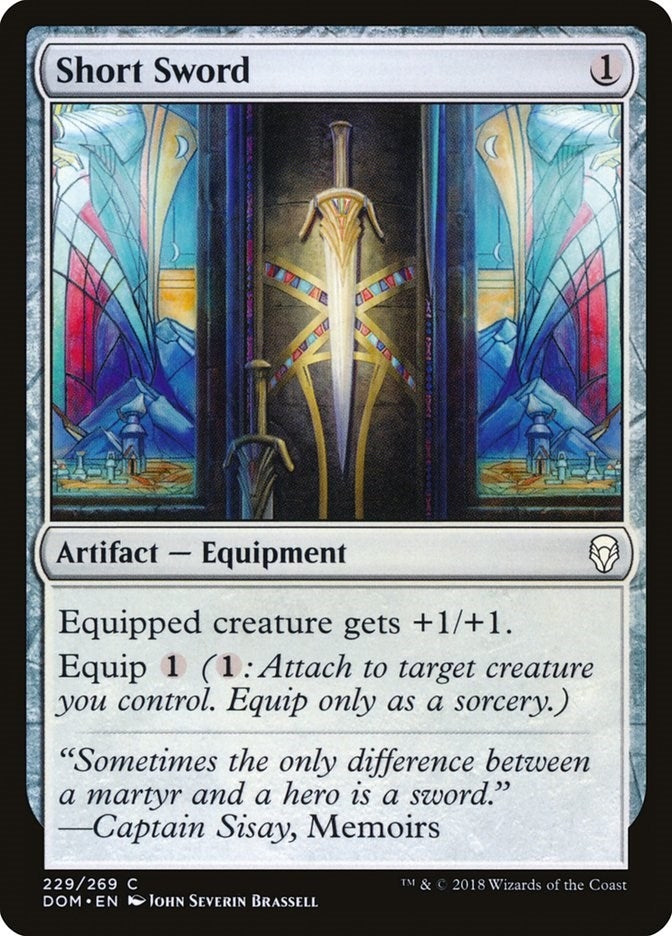 Short Sword (229) [DOM] - MTG Single