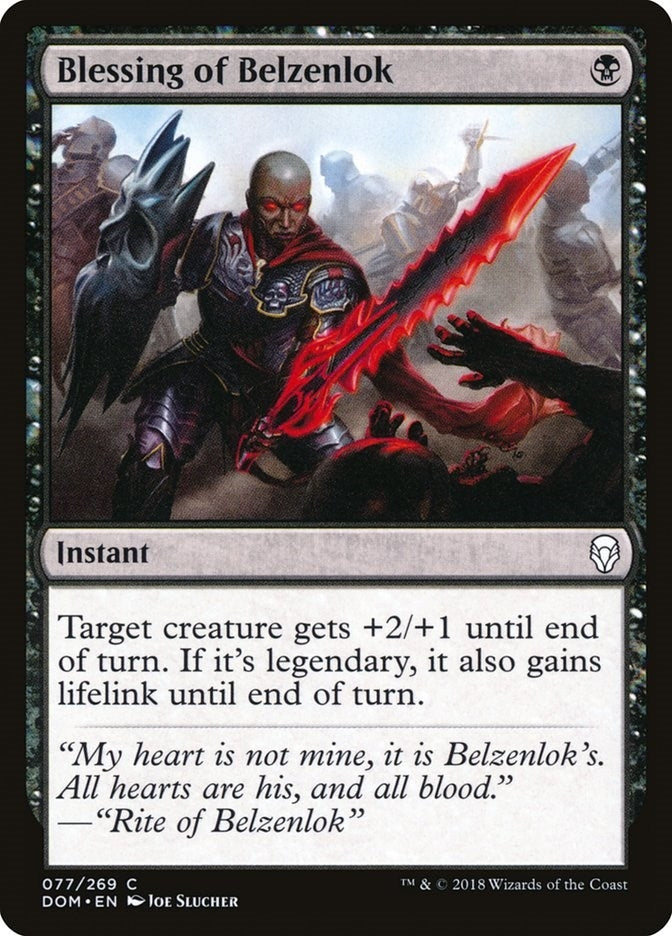 Blessing of Belzenlok (77) [DOM] - MTG Single