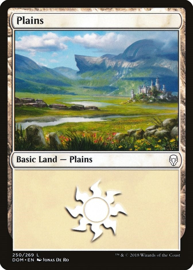 Plains (250) (250) [DOM] - MTG Single