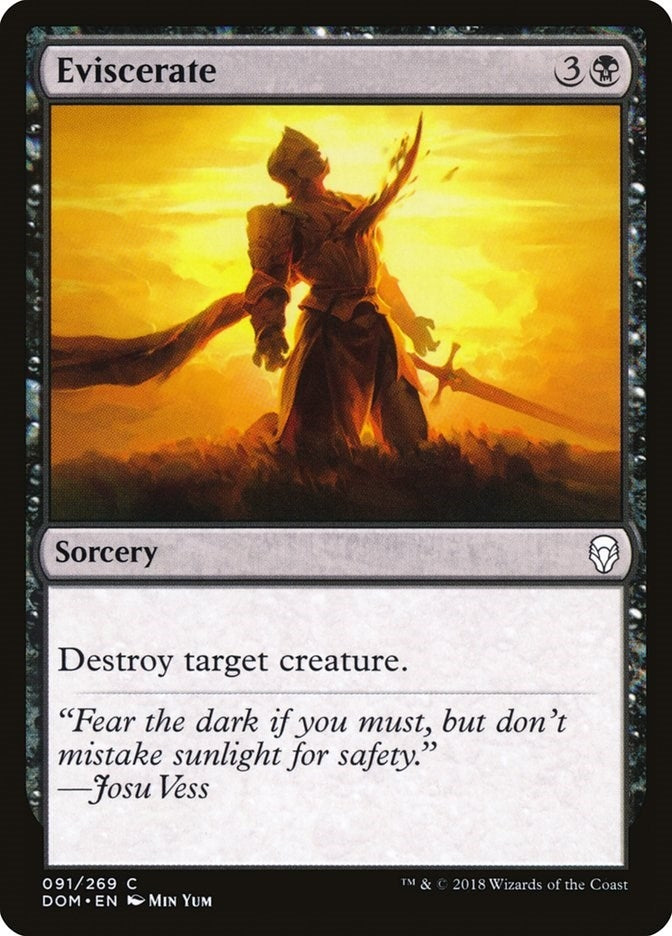 Eviscerate (91) [DOM] - MTG Single