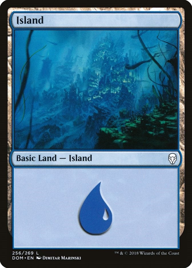 Island (256) (256) [DOM] - MTG Single
