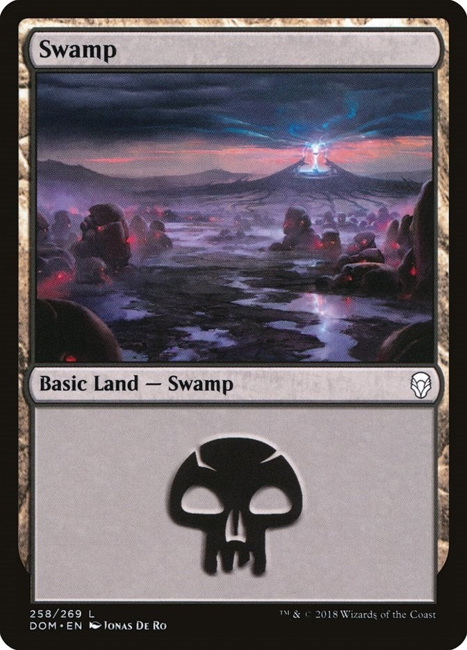 Swamp (258) (258) [DOM] - MTG Single