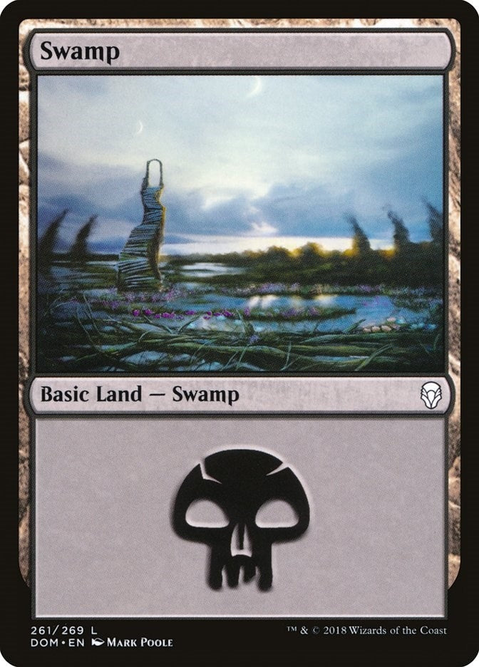 Swamp (261) (261) [DOM] - MTG Single