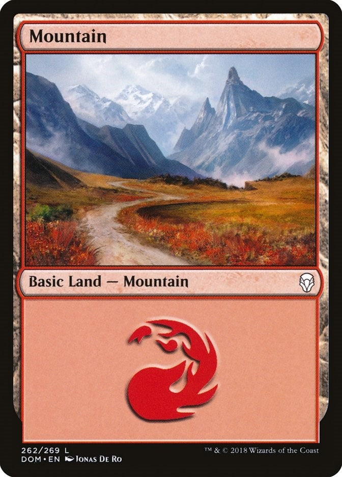 Mountain (262) (262) [DOM] - MTG Single