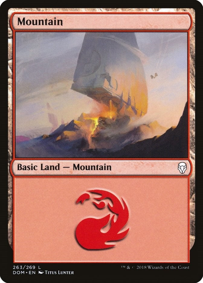 Mountain (263) (263) [DOM] - MTG Single