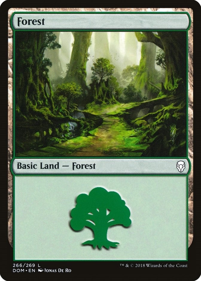 Forest (266) (266) [DOM] - MTG Single