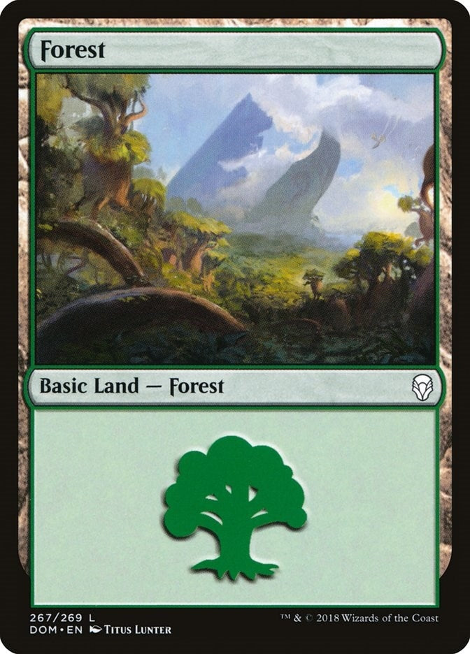 Forest (267) (267) [DOM] - MTG Single