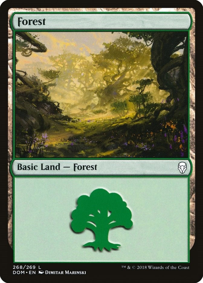 Forest (268) (268) [DOM] - MTG Single