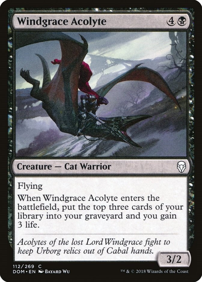 Windgrace Acolyte (112) [DOM] - MTG Single