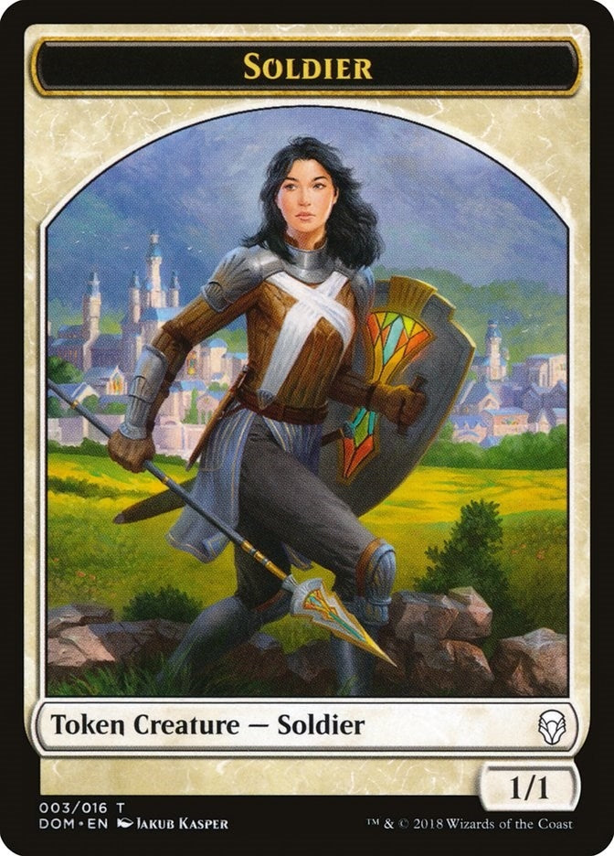 Soldier Token (0) [DOM] - MTG Single